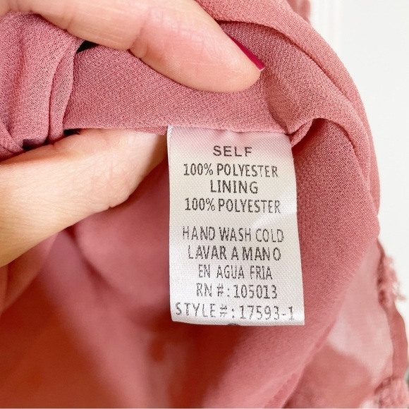 Boutique Andree by Unit Mauve Pom Pom High Neck Blouse - Picture 11 of 14